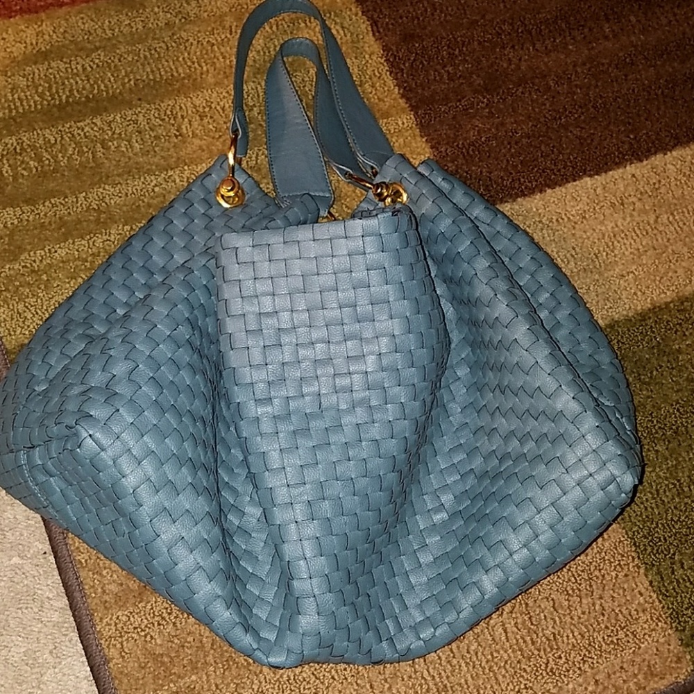 Deux Lux Tribeca Woven Large Hobo Bag